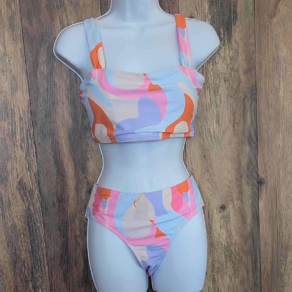 Multi color Tank Style Bikini M     -0312A